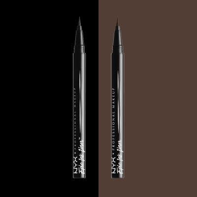 NYX Professional Makeup Epic Ink Liner Очна линия за жени 1 ml Нюанс 02 Brown