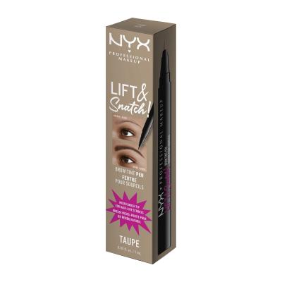 NYX Professional Makeup Lift &amp; Snatch! Молив за вежди за жени 1 ml Нюанс 03 Taupe