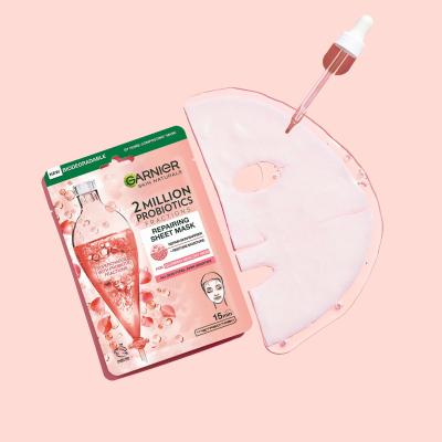 Garnier Skin Naturals 2 Million Probiotics Repairing Sheet Mask Маска за лице за жени 1 бр