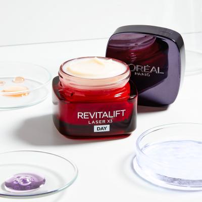 L&#039;Oréal Paris Revitalift Laser X3 Day Cream Подаръчен комплект дневен крем за лице Revitalift Laser X3 50 ml + околоочен крем Revitalift Laser X3 15 ml