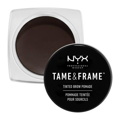 NYX Professional Makeup Tame & Frame Tinted Brow Pomade Гел и помада за вежди за жени 5 g Нюанс 05 Black