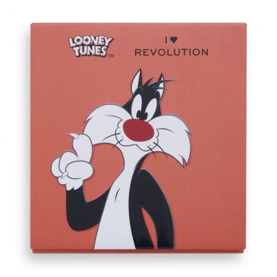 I Heart Revolution Looney Tunes Eyeshadow Palette Сенки за очи за жени 9 g Нюанс Sylvester