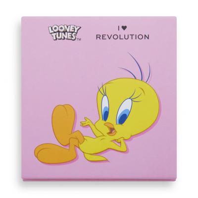 I Heart Revolution Looney Tunes Eyeshadow Palette Сенки за очи за жени 9 g Нюанс Tweety