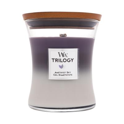 WoodWick Trilogy Amethyst Sky Ароматна свещ 275 g