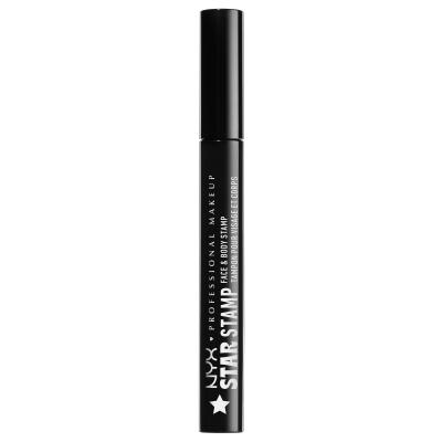 NYX Professional Makeup Star Stamp Face &amp; Body Stamp Очна линия за жени 0,96 ml Нюанс 01 Star Studded