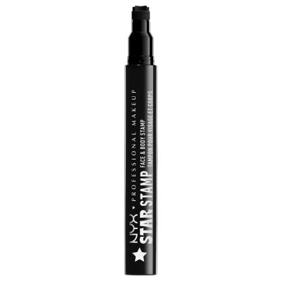 NYX Professional Makeup Star Stamp Face &amp; Body Stamp Очна линия за жени 0,96 ml Нюанс 01 Star Studded