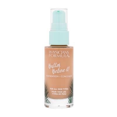 Physicians Formula Butter Believe It! Foundation + Concealer Фон дьо тен за жени 30 ml Нюанс Light-To-Medium