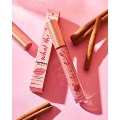 Essence What The Fake! Plumping Lip Filler Блясък за устни за жени 4,2 ml Нюанс 02 Oh My Nude!