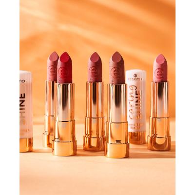 Essence Caring Shine Vegan Collagen Lipstick Червило за жени 3,5 g Нюанс 203 My Advice