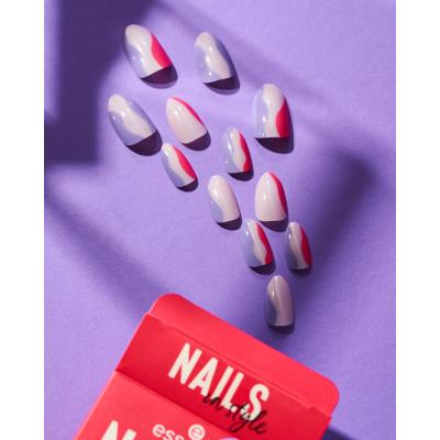 Essence Nails In Style Изкуствени нокти за жени Нюанс 13 Stay Wavy Комплект