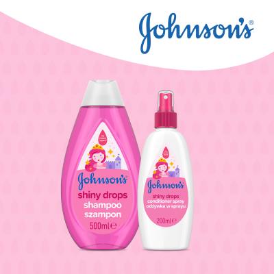 Johnson´s Shiny Drops Kids Conditioner Spray Балсам за коса за деца 200 ml