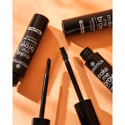 Essence Make Me Brow Eyebrow Gel Mascara Спирала за вежди за жени 3,8 ml Нюанс 06 Ebony Brows