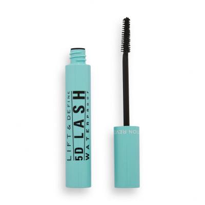 Makeup Revolution London 5D Lash Waterproof Extreme Extension Mascara Спирала за жени 14 ml Нюанс Super Black