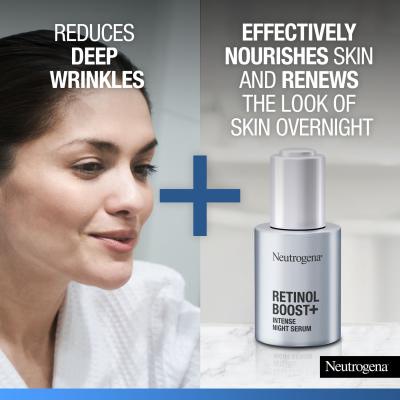 Neutrogena Retinol Boost Intense Night Serum Серум за лице 30 ml