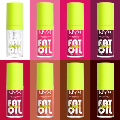 NYX Professional Makeup Fat Oil Lip Drip Масло за устни за жени 4,8 ml Нюанс 02 Missed Call