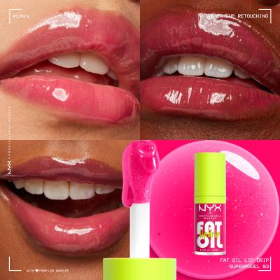 NYX Professional Makeup Fat Oil Lip Drip Масло за устни за жени 4,8 ml Нюанс 03 Supermodell