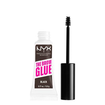 NYX Professional Makeup The Brow Glue Instant Brow Styler Гел и помада за вежди за жени 5 g Нюанс 05 Black