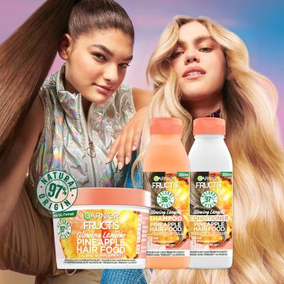 Garnier Fructis Hair Food Pineapple Glowing Lengths Conditioner Балсам за коса за жени 350 ml