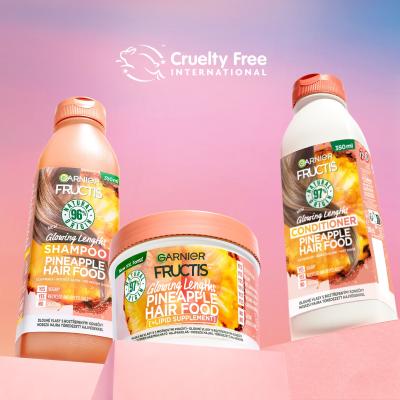 Garnier Fructis Hair Food Pineapple Glowing Lengths Conditioner Балсам за коса за жени 350 ml