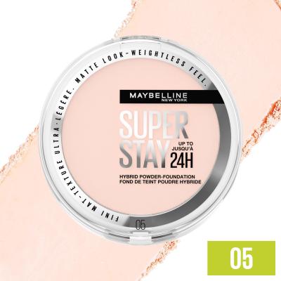 Maybelline Superstay 24H Hybrid Powder-Foundation Фон дьо тен за жени 9 g Нюанс 05