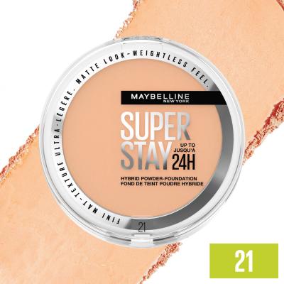 Maybelline Superstay 24H Hybrid Powder-Foundation Фон дьо тен за жени 9 g Нюанс 21