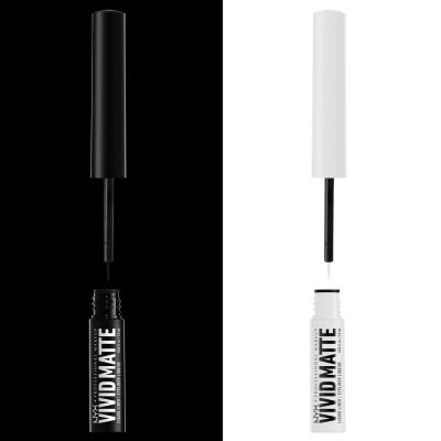 NYX Professional Makeup Vivid Matte Очна линия за жени 2 ml Нюанс 01 Black