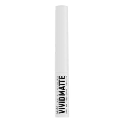 NYX Professional Makeup Vivid Matte Очна линия за жени 2 ml Нюанс 02 White