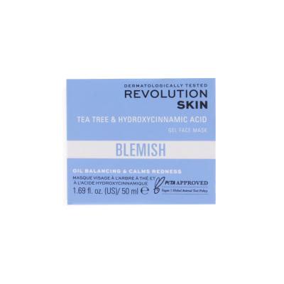 Revolution Skincare Blemish Tea Tree &amp; Hydroxycinnamic Acid Face Mask Маска за лице за жени 50 ml