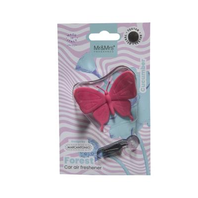 Mr&amp;Mrs Fragrance Forest Butterfly Pink Ароматизатор за автомобил 1 бр