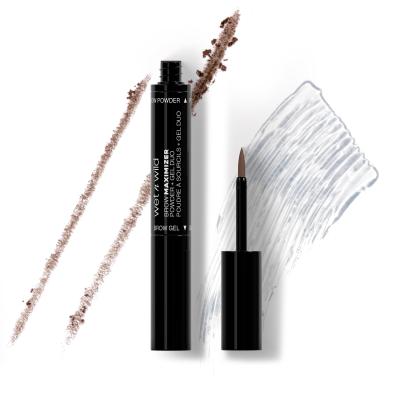 Wet n Wild Brow Maximizer Powder + Gel Duo Пудра за вежди за жени 3,5 g Нюанс Neutral Brown