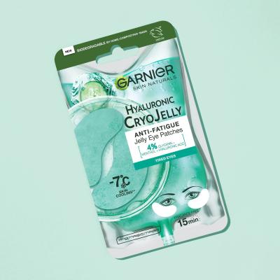 Garnier Skin Naturals Hyaluronic Cryo Jelly Eye Patches Маска за очи за жени 1 бр