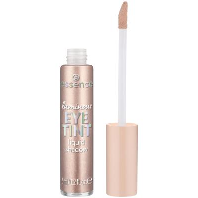 Essence Luminous Eye Tint Liquid Shadow Сенки за очи за жени 6 ml Нюанс 03 Shimmering Taupe