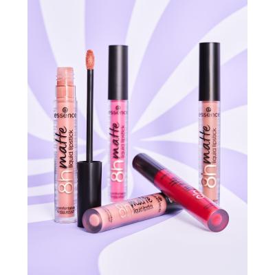 Essence 8h Matte Liquid Lipstick Червило за жени 2,5 ml Нюанс 03 Soft Beige