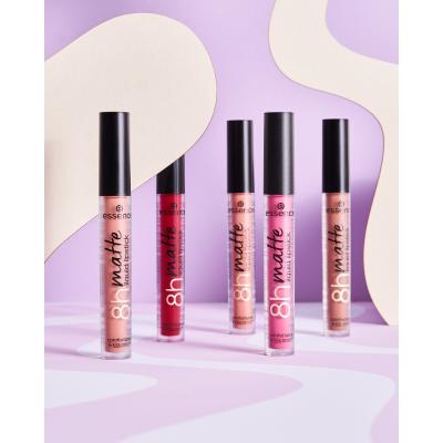 Essence 8h Matte Liquid Lipstick Червило за жени 2,5 ml Нюанс 03 Soft Beige