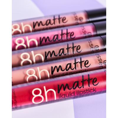 Essence 8h Matte Liquid Lipstick Червило за жени 2,5 ml Нюанс 07 Classic Red