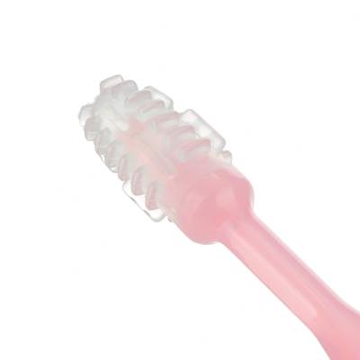 Canpol babies Baby Toothbrush Trainer Set Подаръчен комплект четка за масаж 1 бр + гумена четка за първите зъбки 1 бр + четка за зъби 1 бр