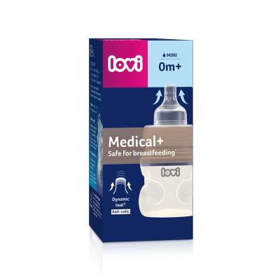 LOVI Medical+ Bottle 0m+ Mini Бебешко шише за деца 150 ml