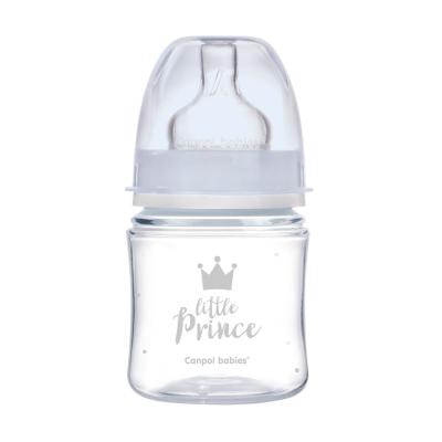 Canpol babies Royal Baby Easy Start Anti-Colic Bottle Little Prince 0m+ Бебешко шише за деца 120 ml