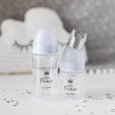 Canpol babies Royal Baby Easy Start Anti-Colic Bottle Little Prince 0m+ Бебешко шише за деца 120 ml