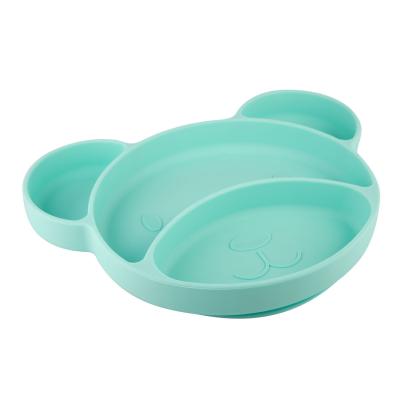 Canpol babies Silicone Suction Plate Turquoise Съдове за деца 500 ml