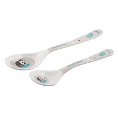 Canpol babies Exotic Animals Melamine Spoons 9m+ Grey Съдове за деца 2 бр