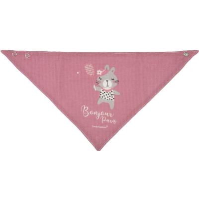 Canpol babies Bonjour Paris Muslin Bib Pink Лигавник за деца 2 бр