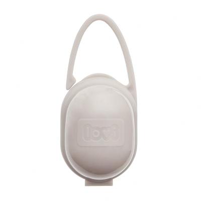 LOVI Soother Container Beige Калъф за биберон за деца 1 бр