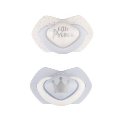 Canpol babies Royal Baby Light Touch Little Prince 0-6m Биберон за деца 2 бр