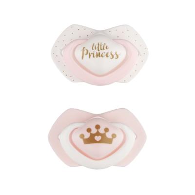 Canpol babies Royal Baby Light Touch Little Princess 0-6m Биберон за деца 2 бр