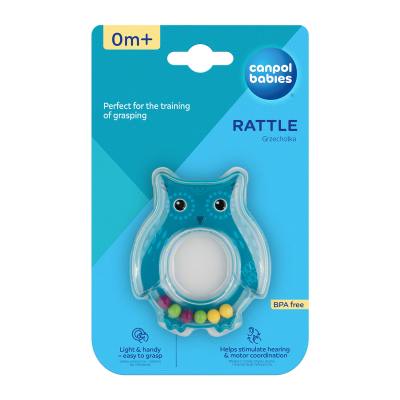 Canpol babies Rattle Owl Blue Дрънкалка за деца 1 бр