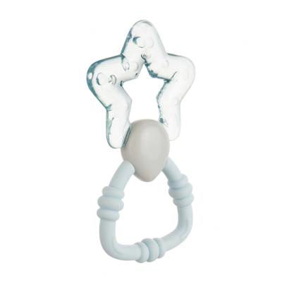 Canpol babies Water Teether With Rattle Blue Гризалка за деца 1 бр