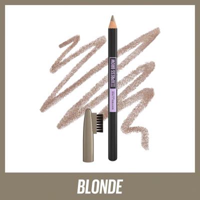 Maybelline Express Brow Shaping Pencil Молив за вежди за жени 4,3 g Нюанс 02 Blonde