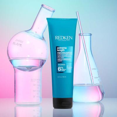 Redken Extreme Length Triple Action Treatment Маска за коса за жени 250 ml