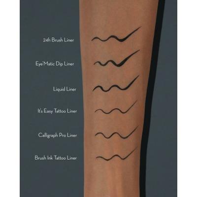 Catrice 24H Brush Liner Waterproof Очна линия за жени 3 ml Нюанс 010 Ultra Black Waterproof